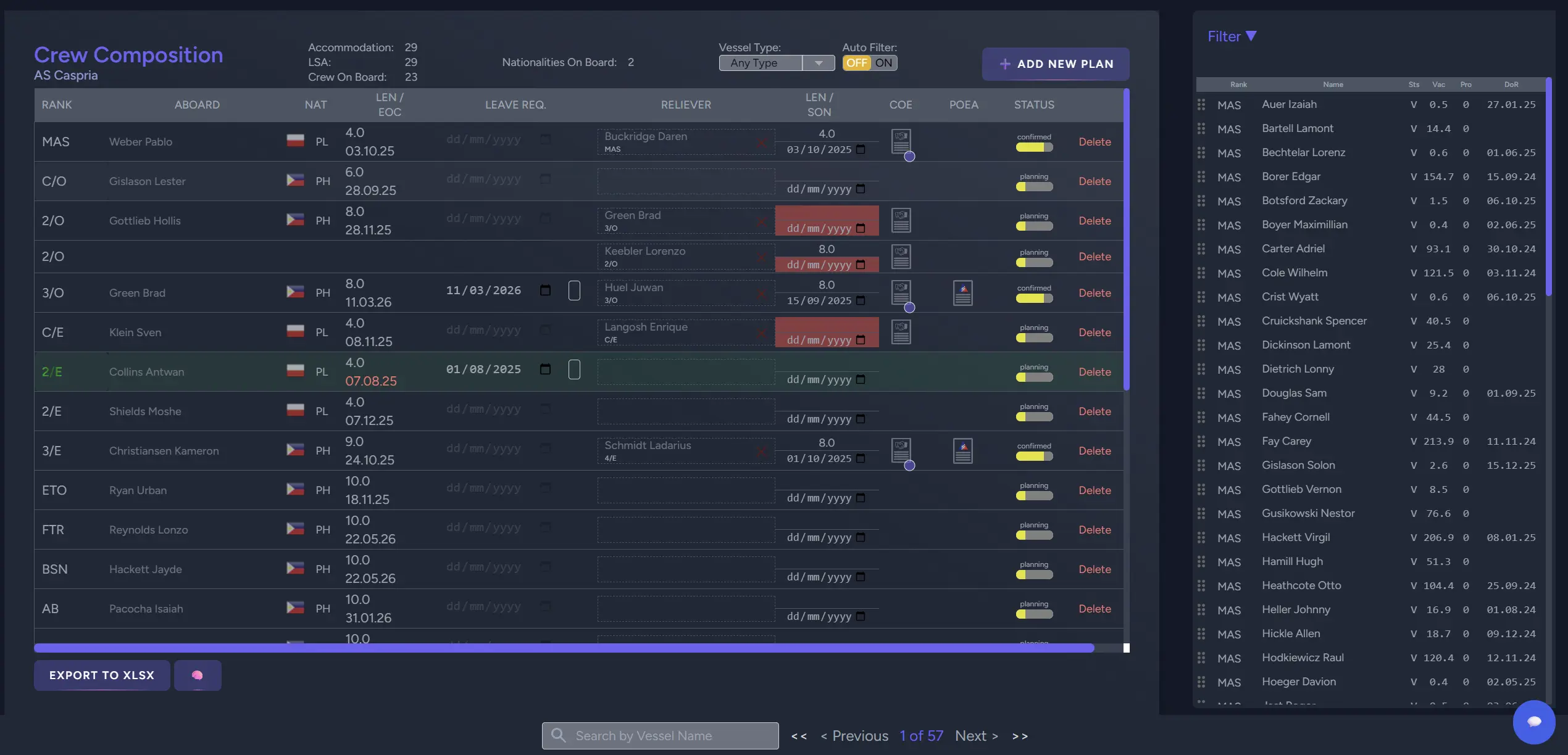 vessel-planning